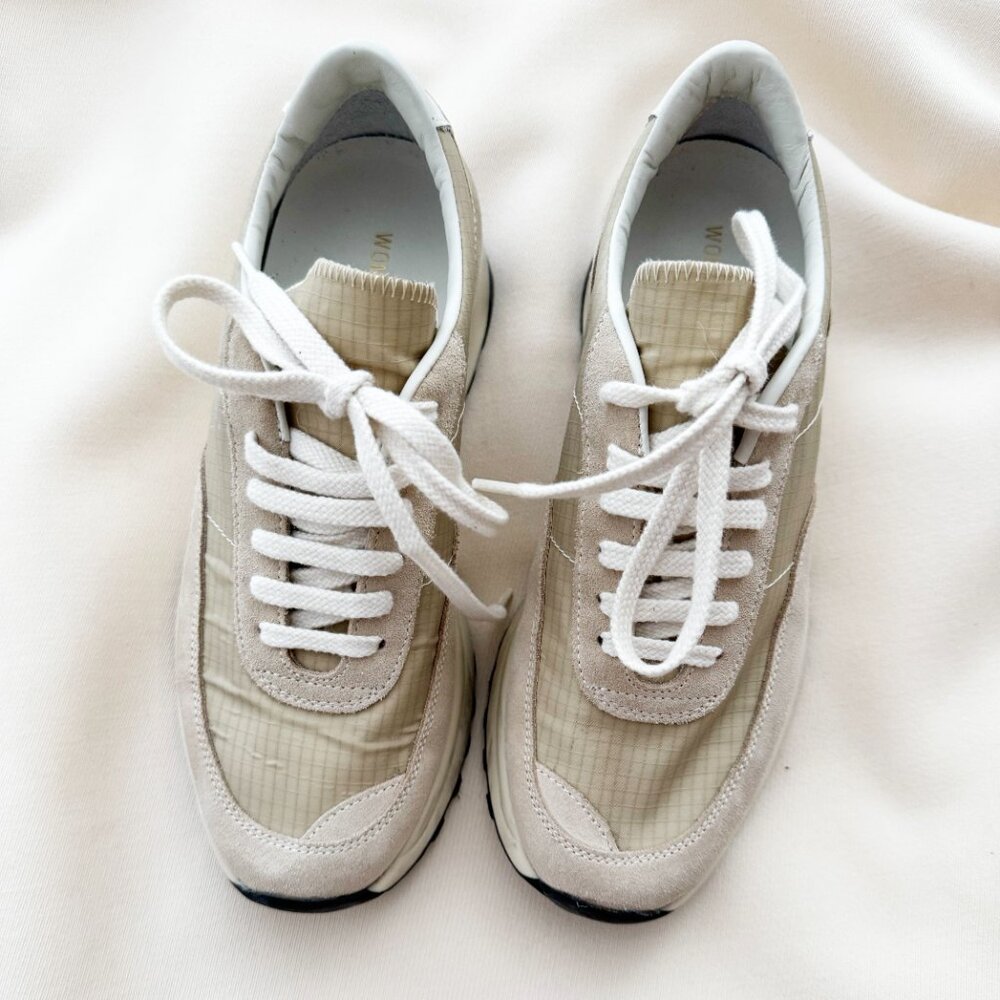 Common Projects Track 80 Sneaker in Tan, size 35 - Picture 9 of 11